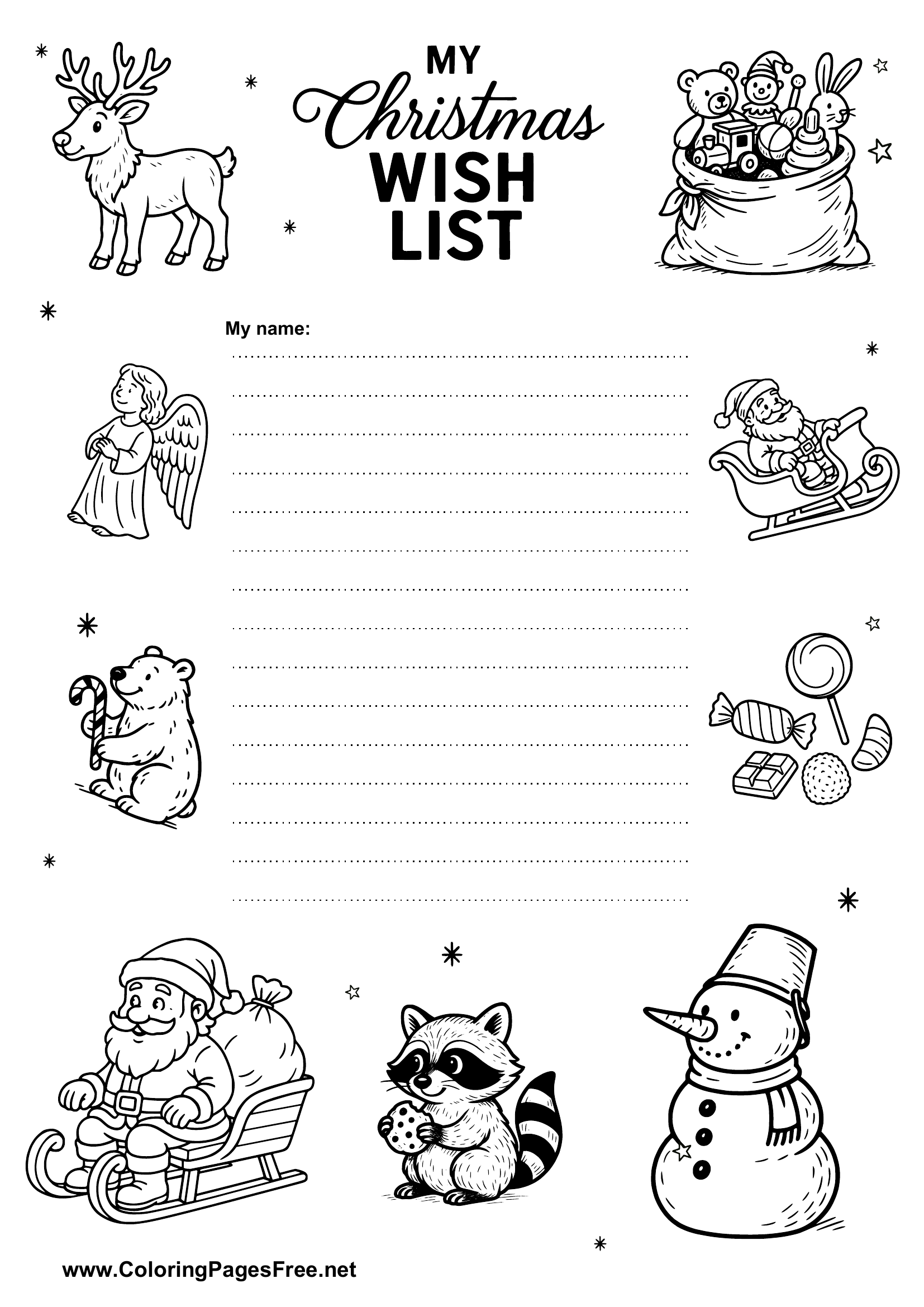 Free Wish List PDF Download