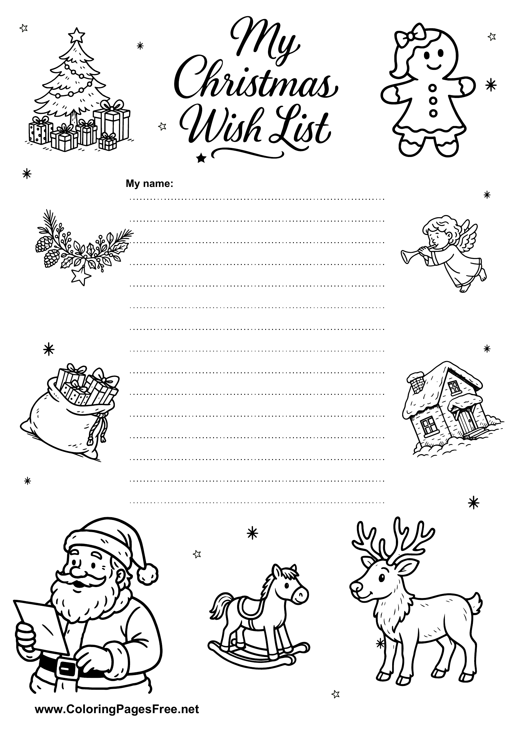 Free Wish List with Gift Ideas