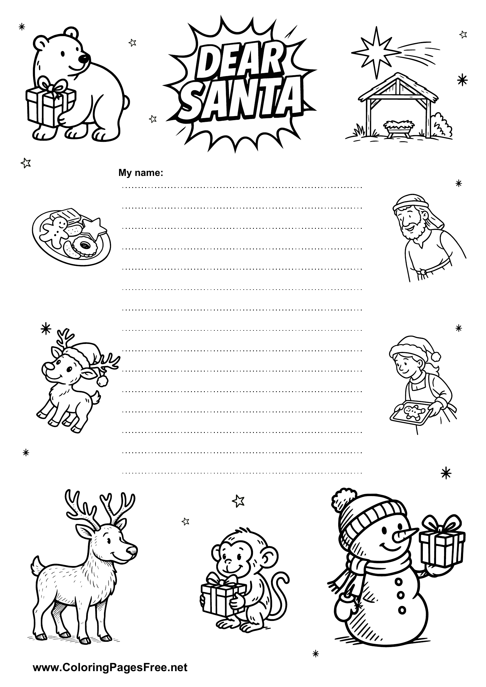 Kids Christmas Wish List Free