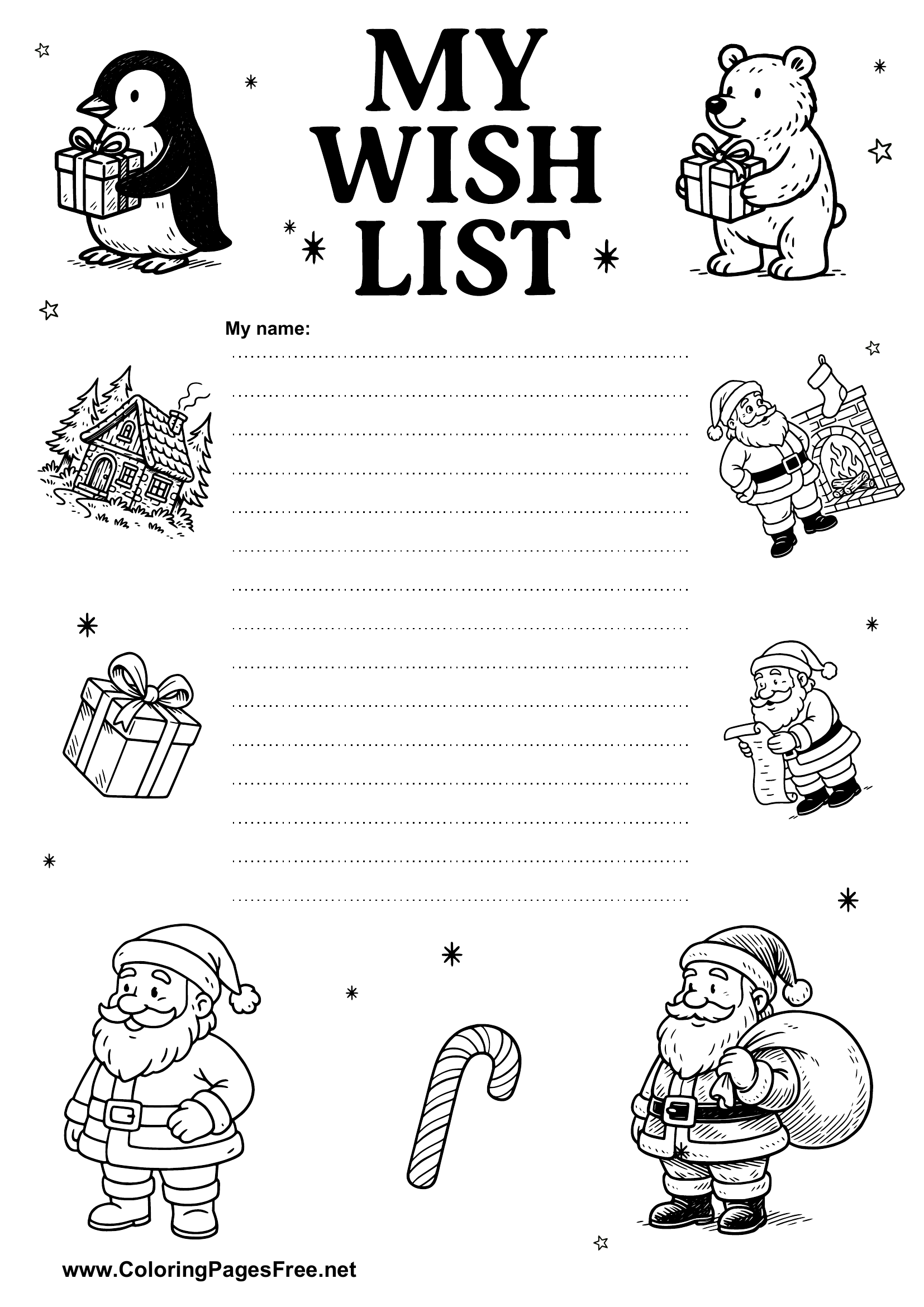Kids Christmas Wish List Version