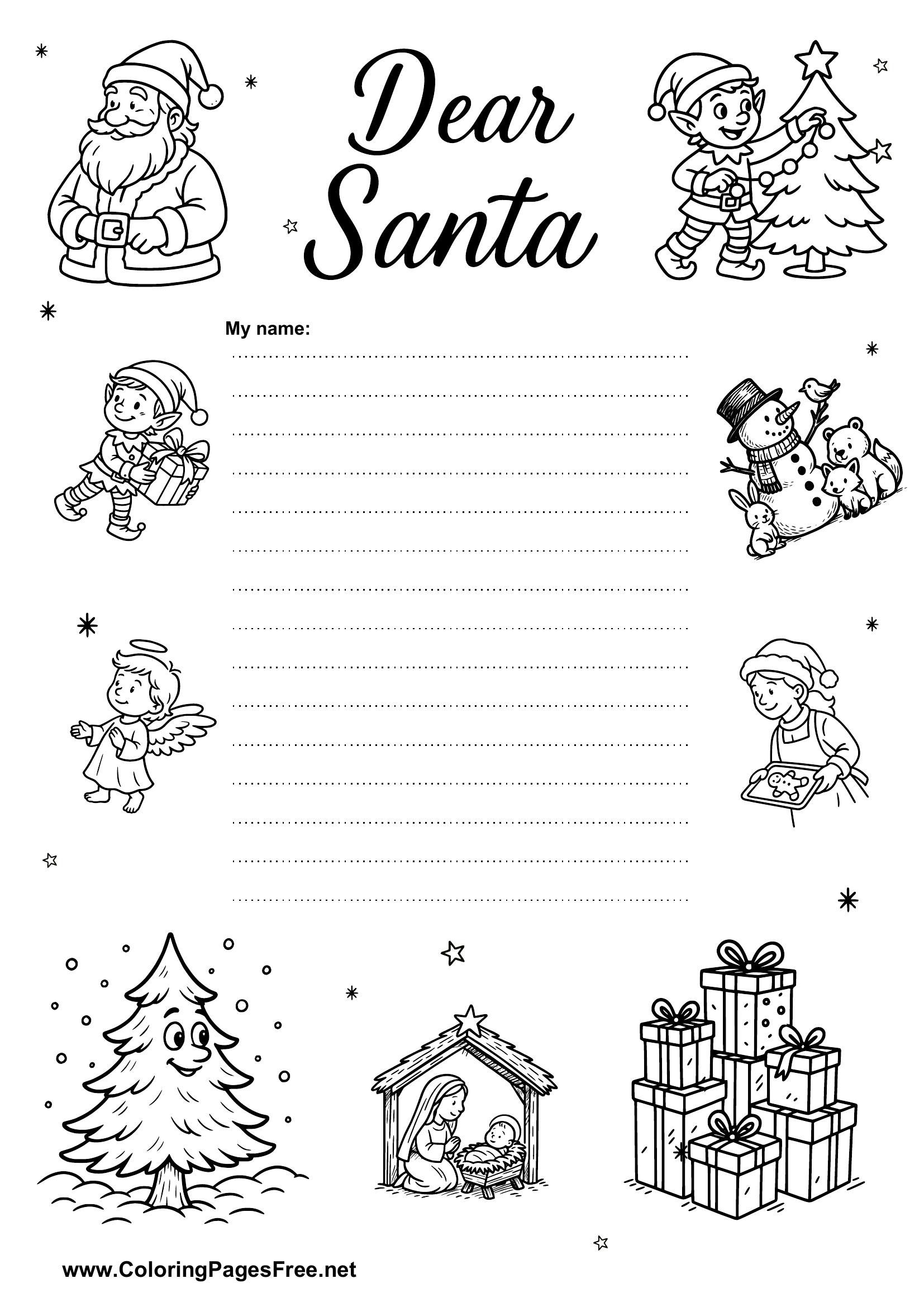 Santa Wish List for Preschoolers