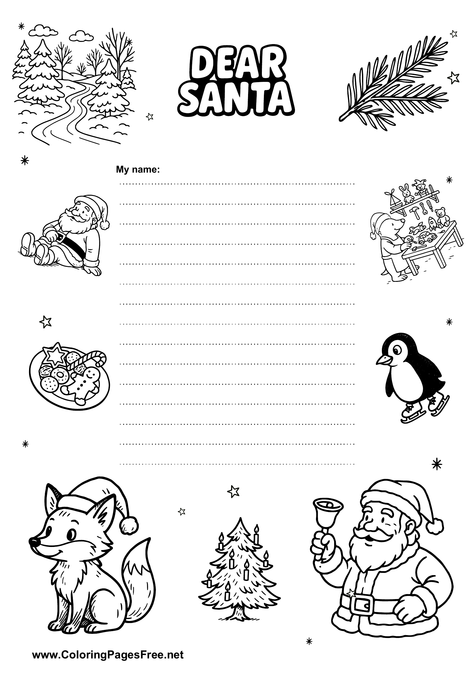 Santa Wish List PDF Download