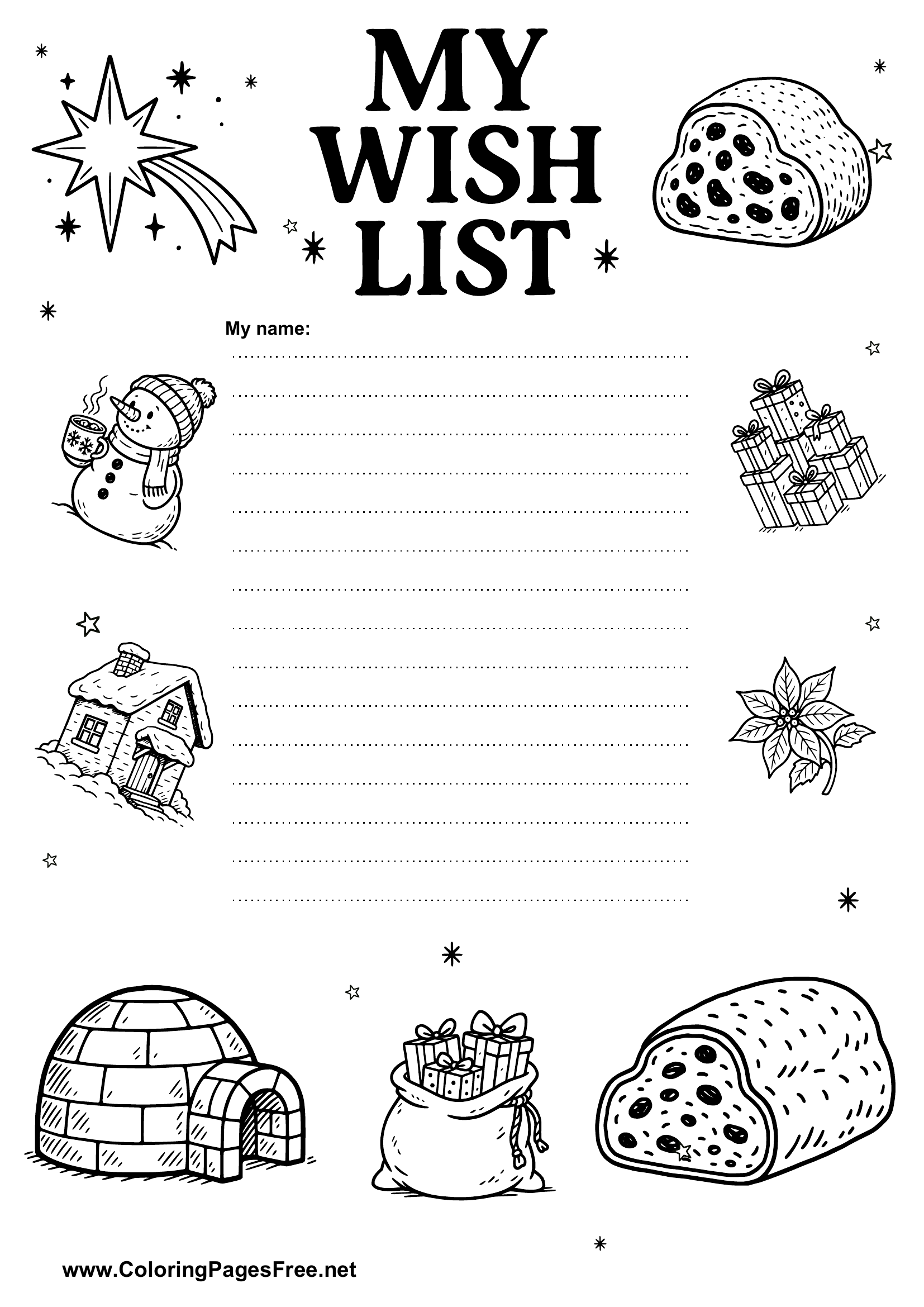 Wish List for Christmas