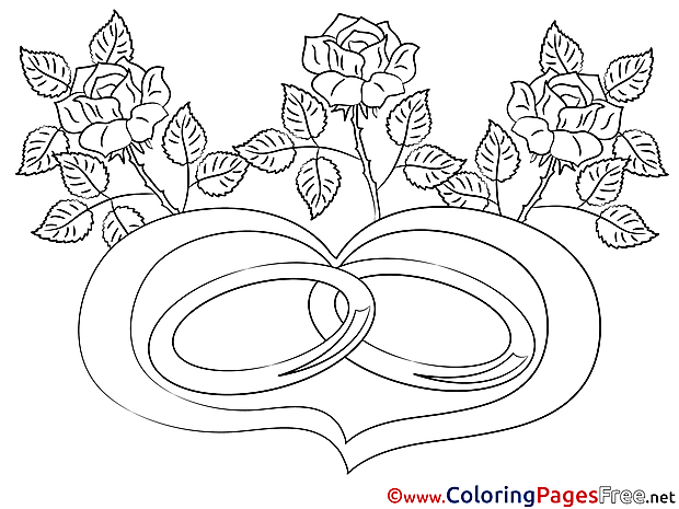 Flowers Coloring Pages Love for free