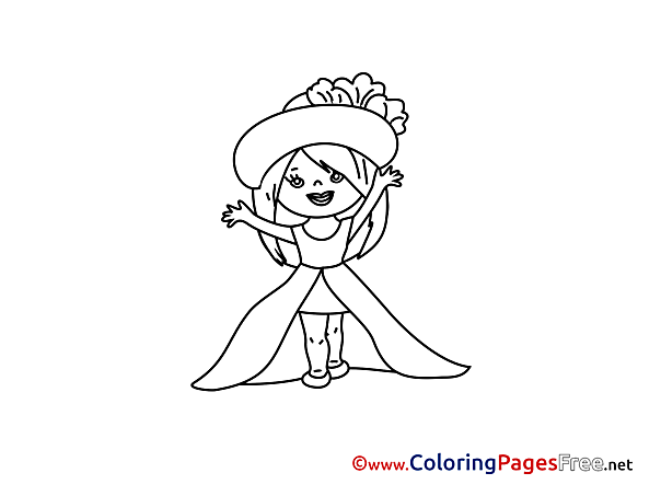 Little Princess Coloring Sheets download free