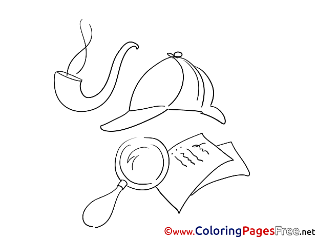 Cap Pipe Loupe for Children free Coloring Pages