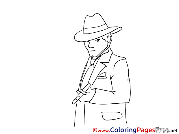 Cigar Coloring Pages for free