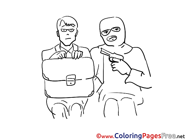 Hostage printable Coloring Sheets download