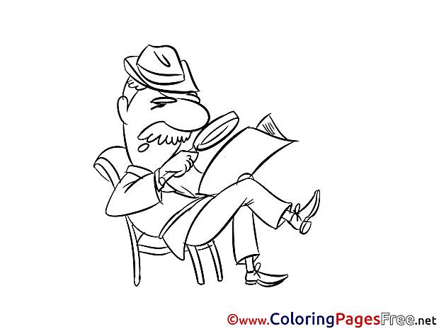 Newspaper printable Coloring Sheets download