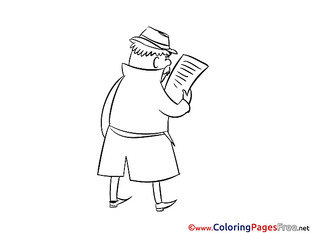 Sheet Kids free Coloring Page