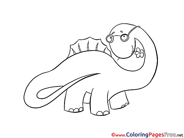 Dinosaur download printable Coloring Pages