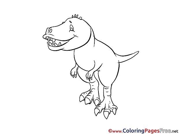 Tyrannosaurus download printable Coloring Pages