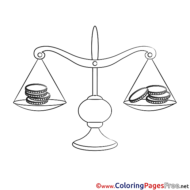 Balance free Colouring Page download