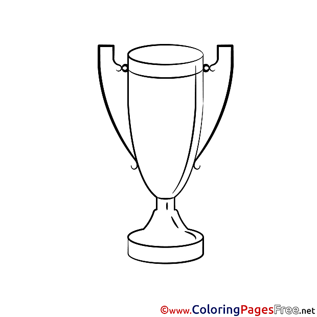 Cup for Kids printable Colouring Page