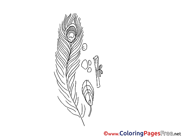 Feather Kids download Coloring Pages