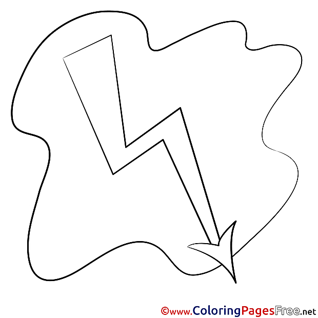 Lightning Kids download Coloring Pages