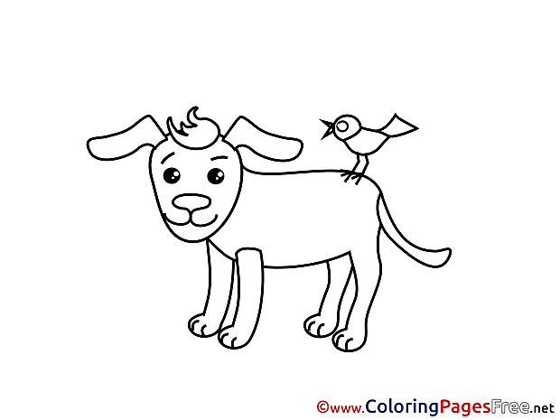 Bird Dog for free Coloring Pages download