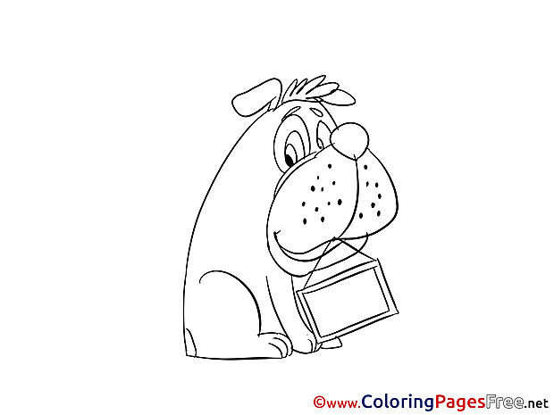 Bulldog Coloring Pages for free
