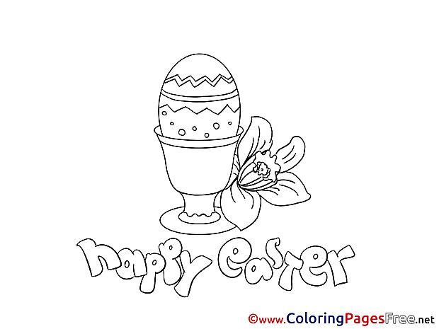 Egg Coloring Pages Easter