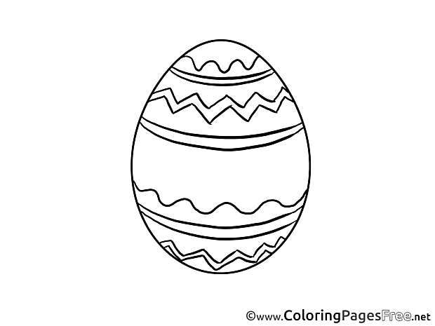 Egg printable Coloring Pages Easter