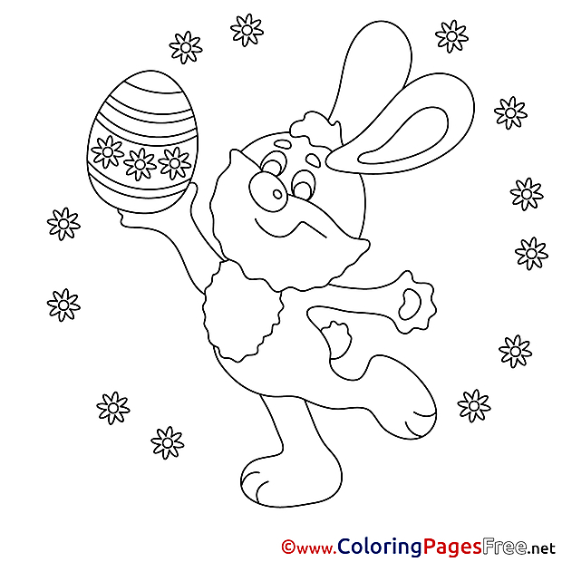 Feast Kids Easter Coloring Pages