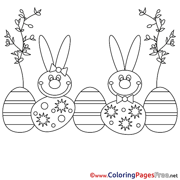 Festival free Easter Coloring Sheets