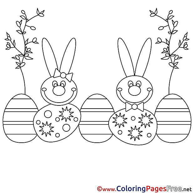 Festival free Easter Coloring Sheets