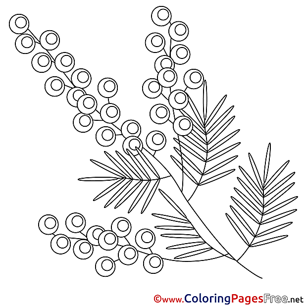 Flower Coloring Sheets Easter free