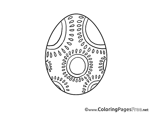Image Egg Easter Coloring Pages free