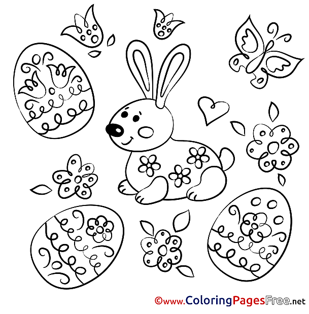Pascha Easter Coloring Pages free
