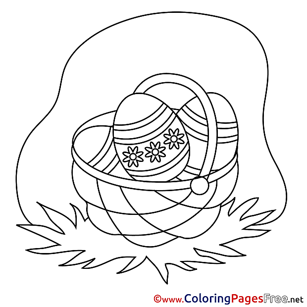 Pascha Kids Easter Coloring Pages