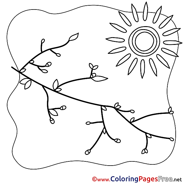 Willow Kids Easter Coloring Page