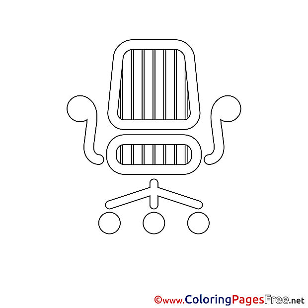 Chair download printable Coloring Pages