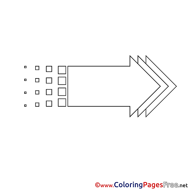 Coloring Pages Arrow for free