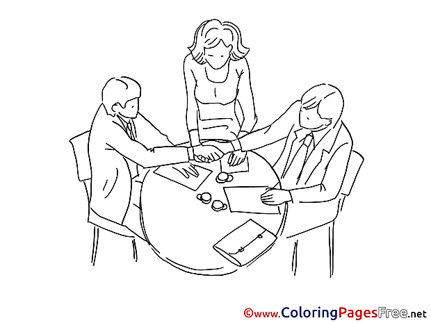 Cooperation download Colouring Sheet free