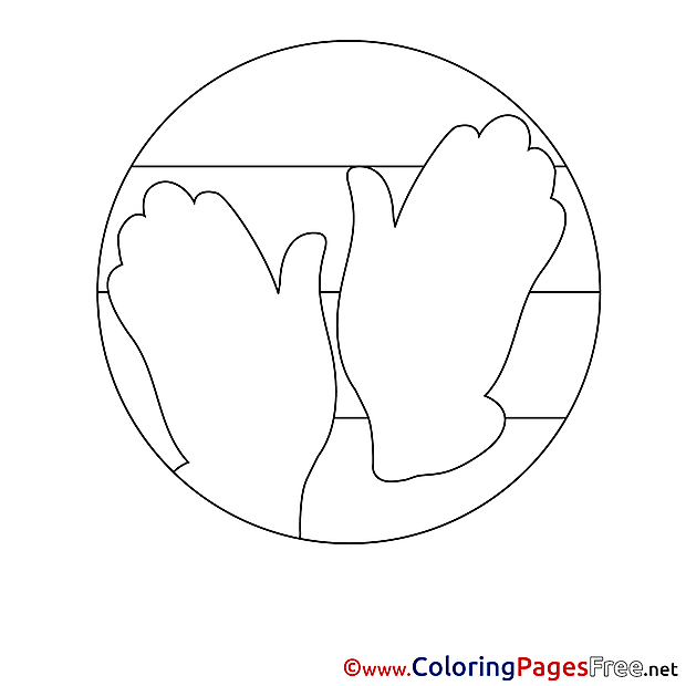 Hands download Colouring Sheet free