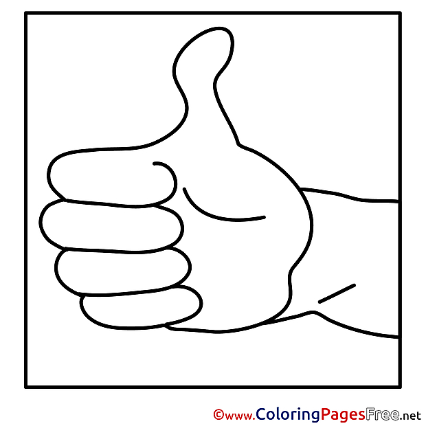 Ok Hand Colouring Sheet download free