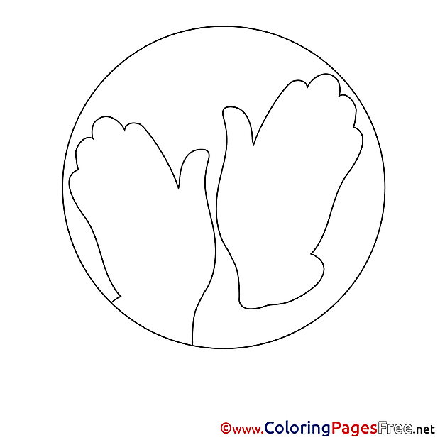 Palms Children download Colouring Page
