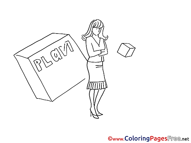 Plan Woman for free Coloring Pages download