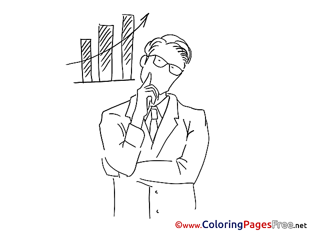 Sales Man for free Coloring Pages download