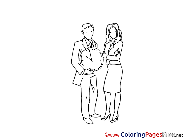 Time download printable Coloring Pages