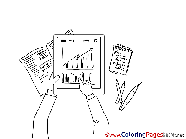 Work Diagram Children Coloring Pages free