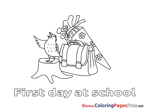 Bird Bag for Children free Coloring Pages