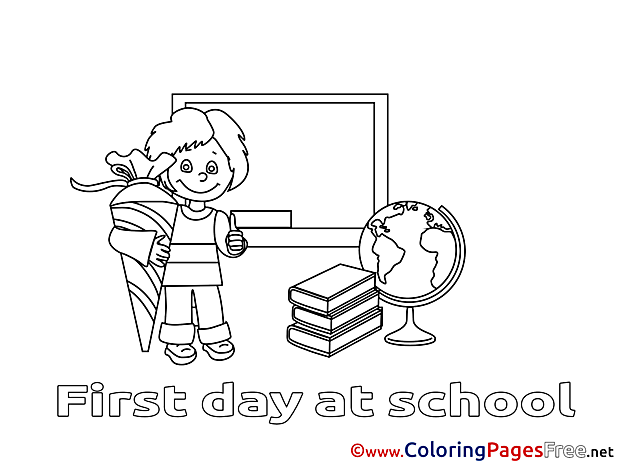 Chalkboard Pupil printable Coloring Sheets download