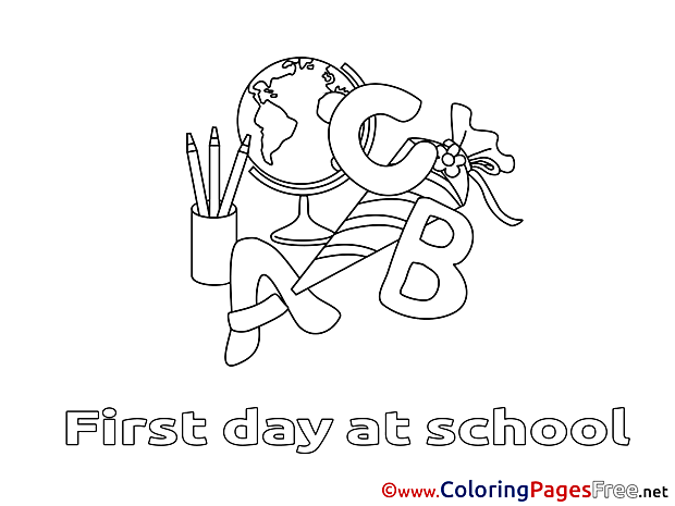 Coloring Sheets download free Globe