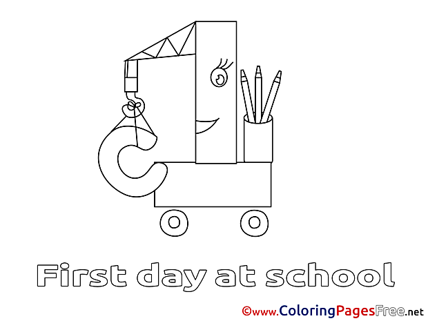 Crane School for free Coloring Pages download