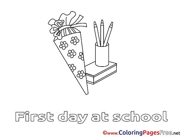 Pencils download printable Coloring Pages