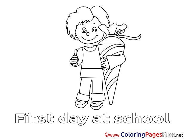 Printable Boy Coloring Pages for free School