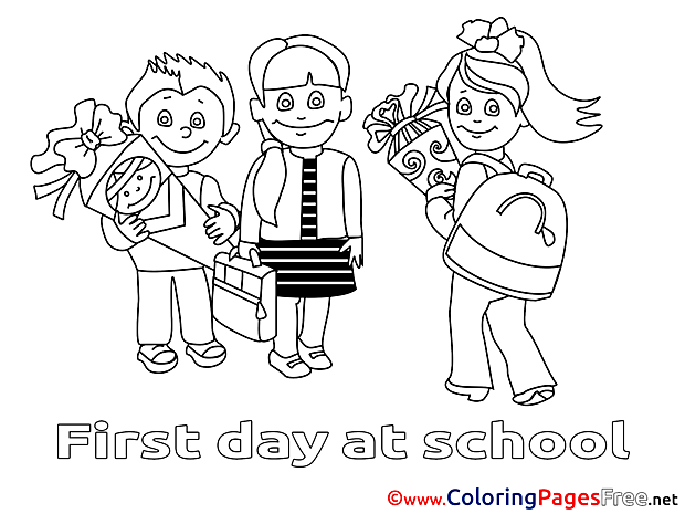 Pupils Kids download Coloring Pages