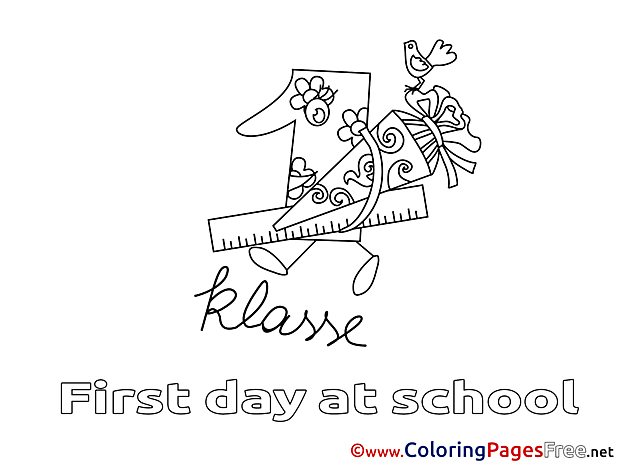 Ruler printable School Coloring Sheets download